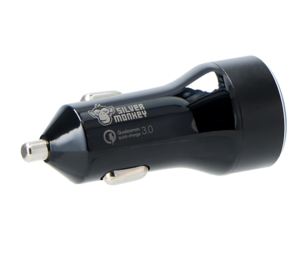 Silver Monkey Ładowarka samochodowa 2x USB, 3A, QC 3.0 - 487141 - zdjęcie 3
